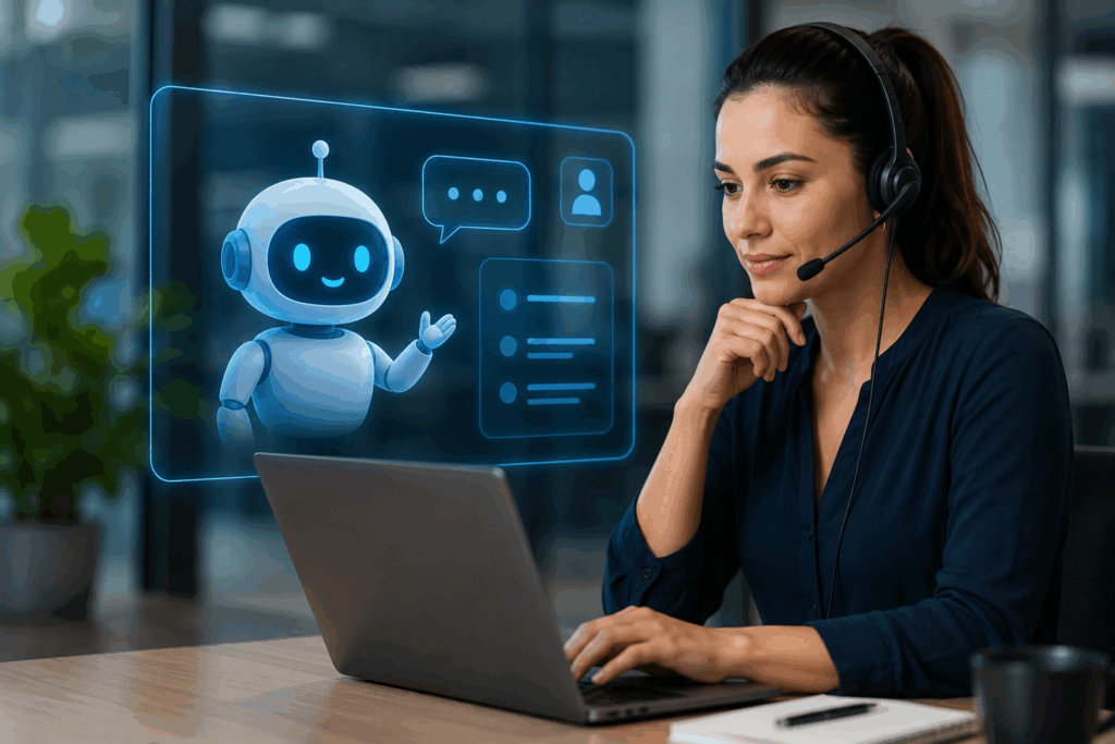 Agentes de IA em atendimento